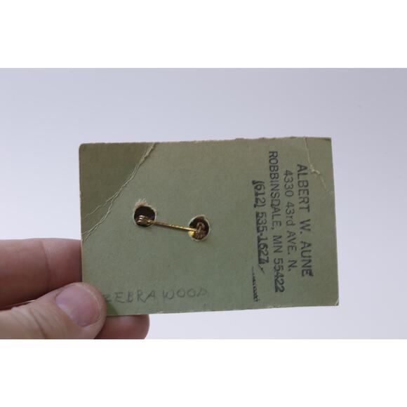 Zebra Wood, Bird Brooch, Pin, 1970s. Vintage, Brooch, Pin, Statement Piece,, 250 - Picture 2 of 3